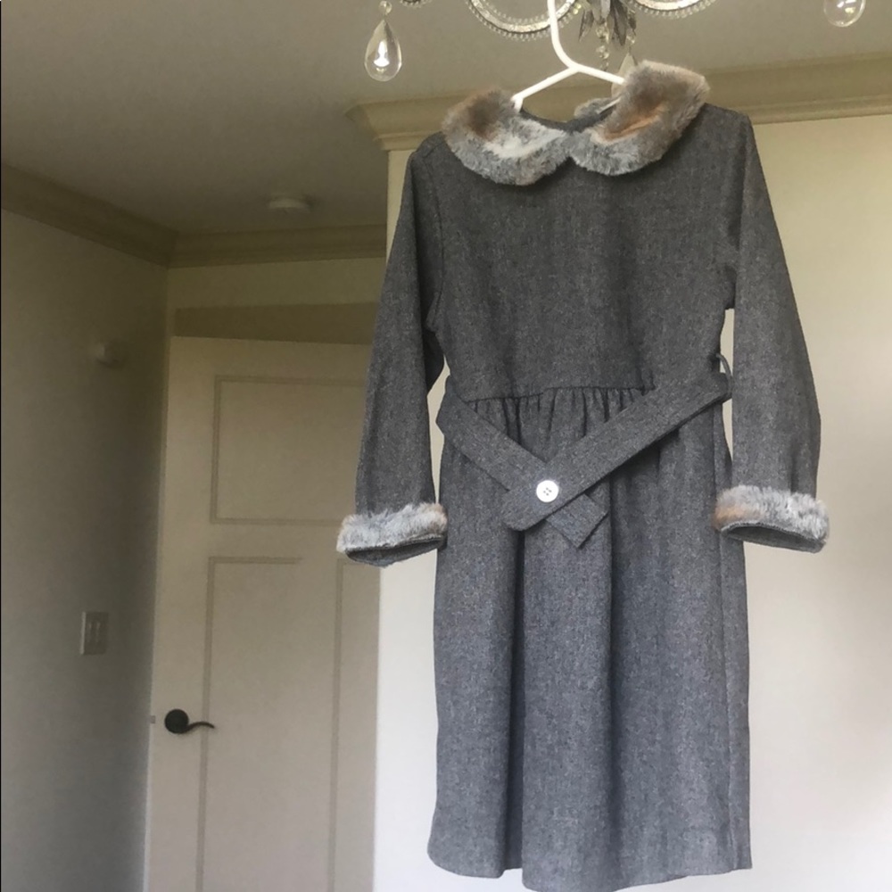 IlGufo wool dress for girl size 5